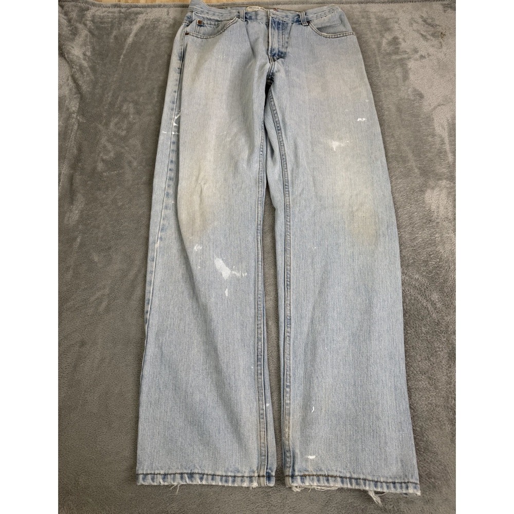 Vintage Y2K Levi's 505 Regular Fit Straight Jeans Men's Size 33X34 Blue